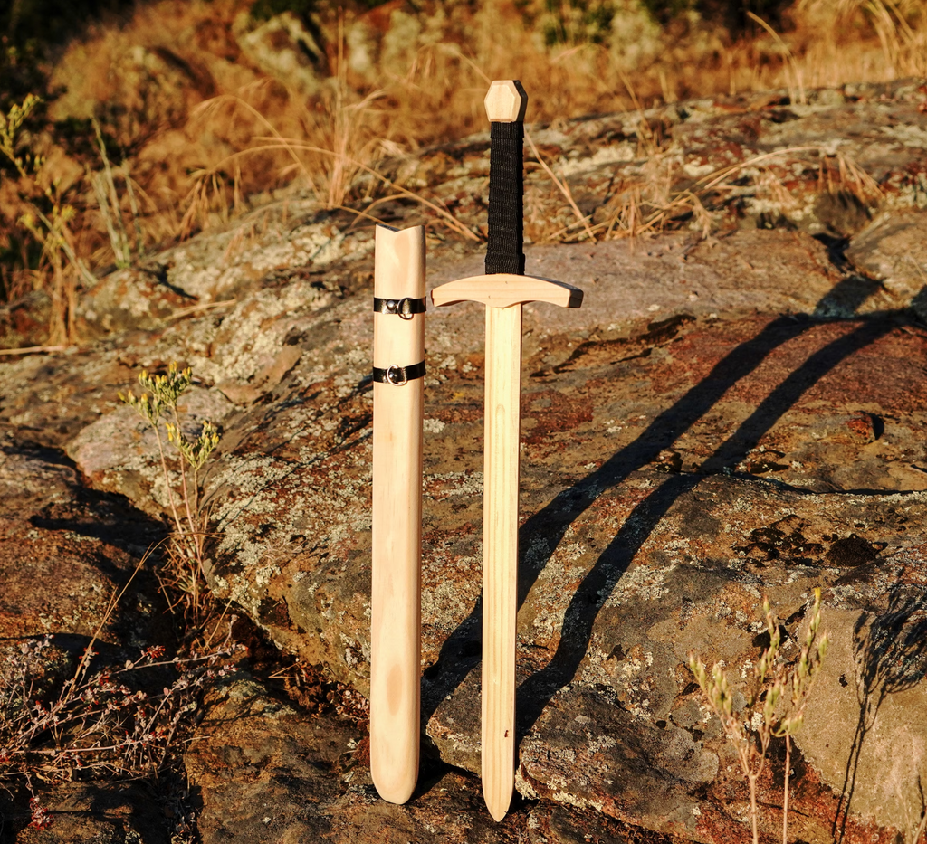 wooden-toy-sword-with-sheath-no-finish-color-or-stain-your-own-up-close-outside-shadows