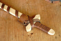Sturdy Pinewood Sword With Handle Wrap and Belt/Sheath