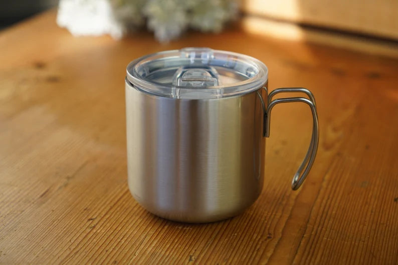 Double Walled Sliver Stainless Steel Mug