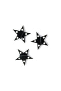 Small Steel Star Hinges with Bronze Finish