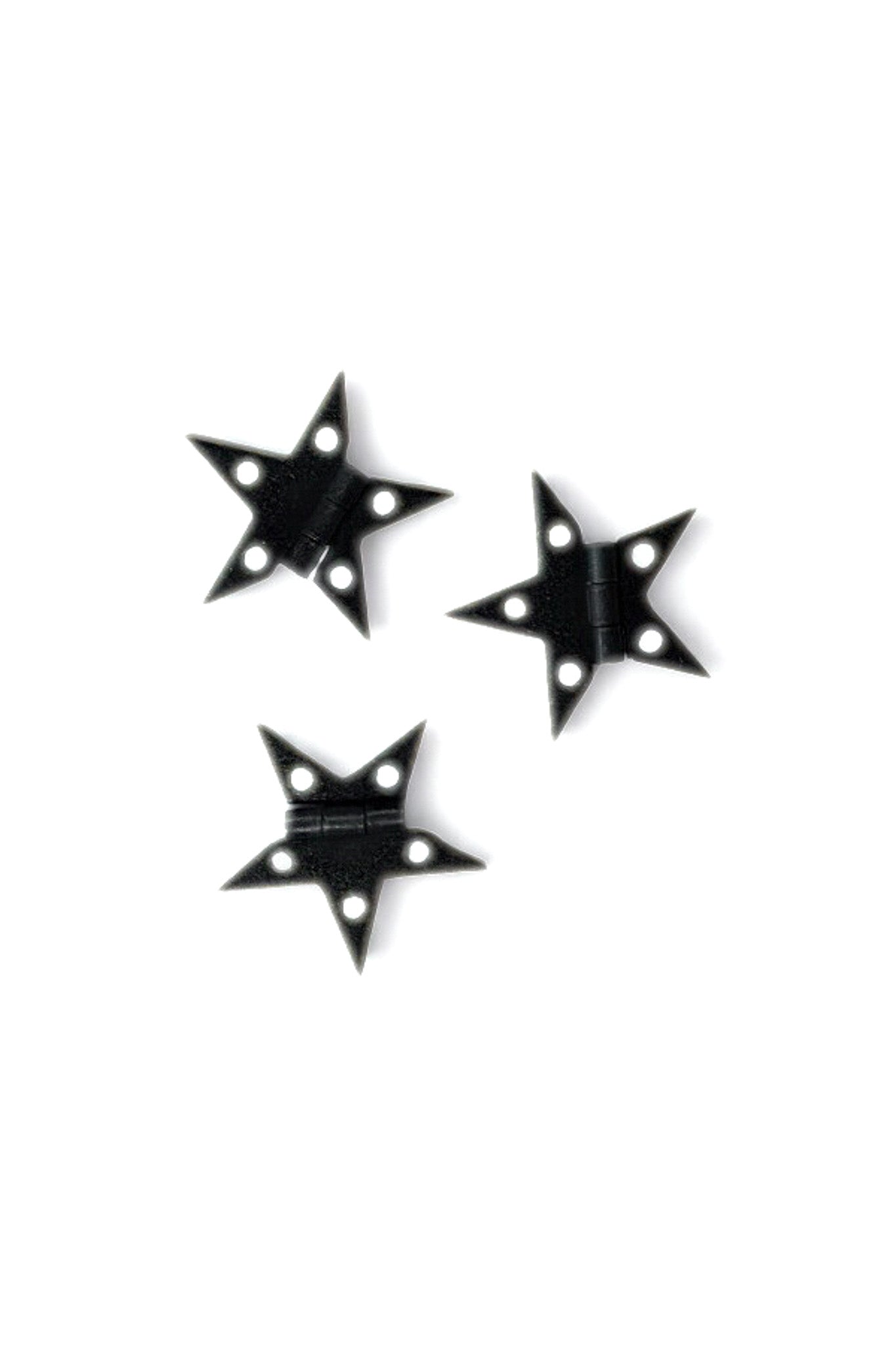 Small Steel Star Hinges with Bronze Finish