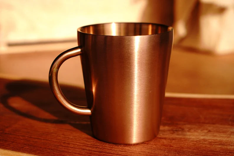 Copper Double Wall Stainless Steel Mug