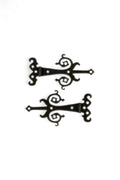 2 3/8" Medieval Fairy Decorative Bronze Finish Strap Hinges