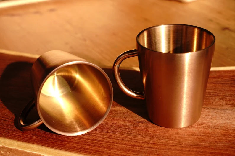Copper Double Wall Stainless Steel Mug