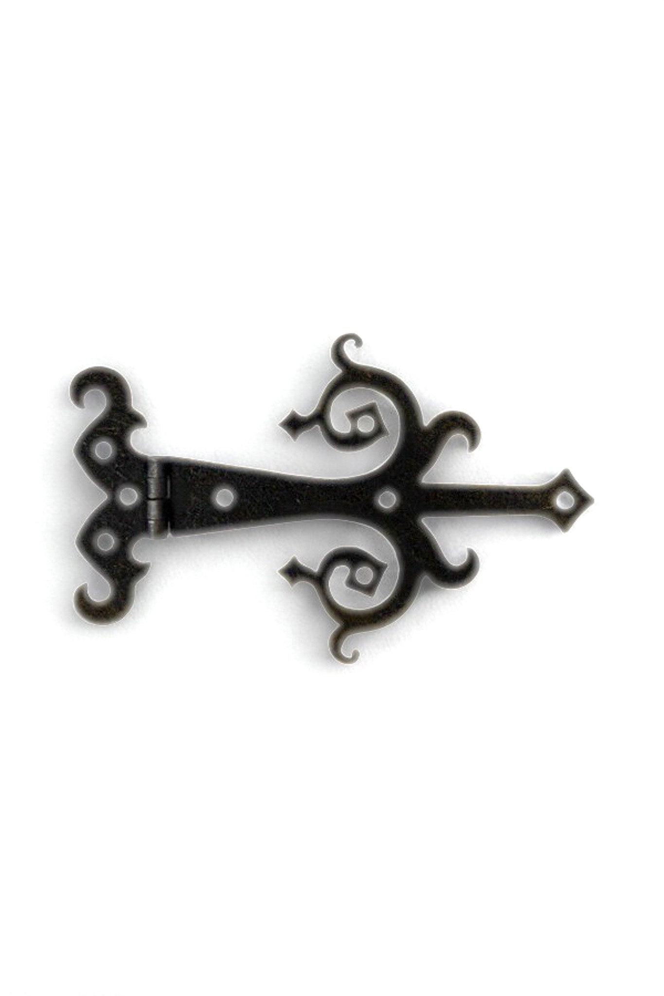 6" Medieval Bronze Finish Strap Hinges for Cabinets, Chests, and More