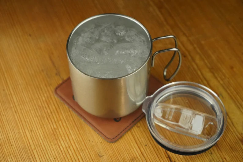 Double Walled Sliver Stainless Steel Mug