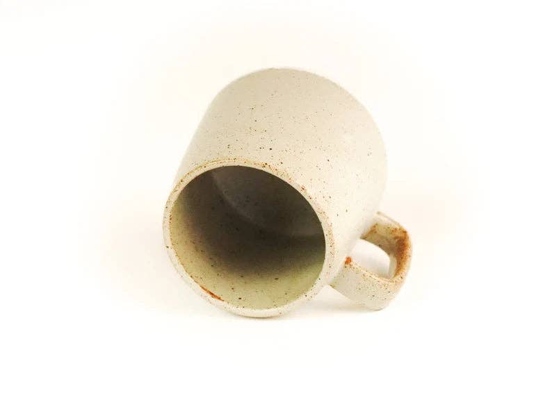 White Speckled Ceramic Mug