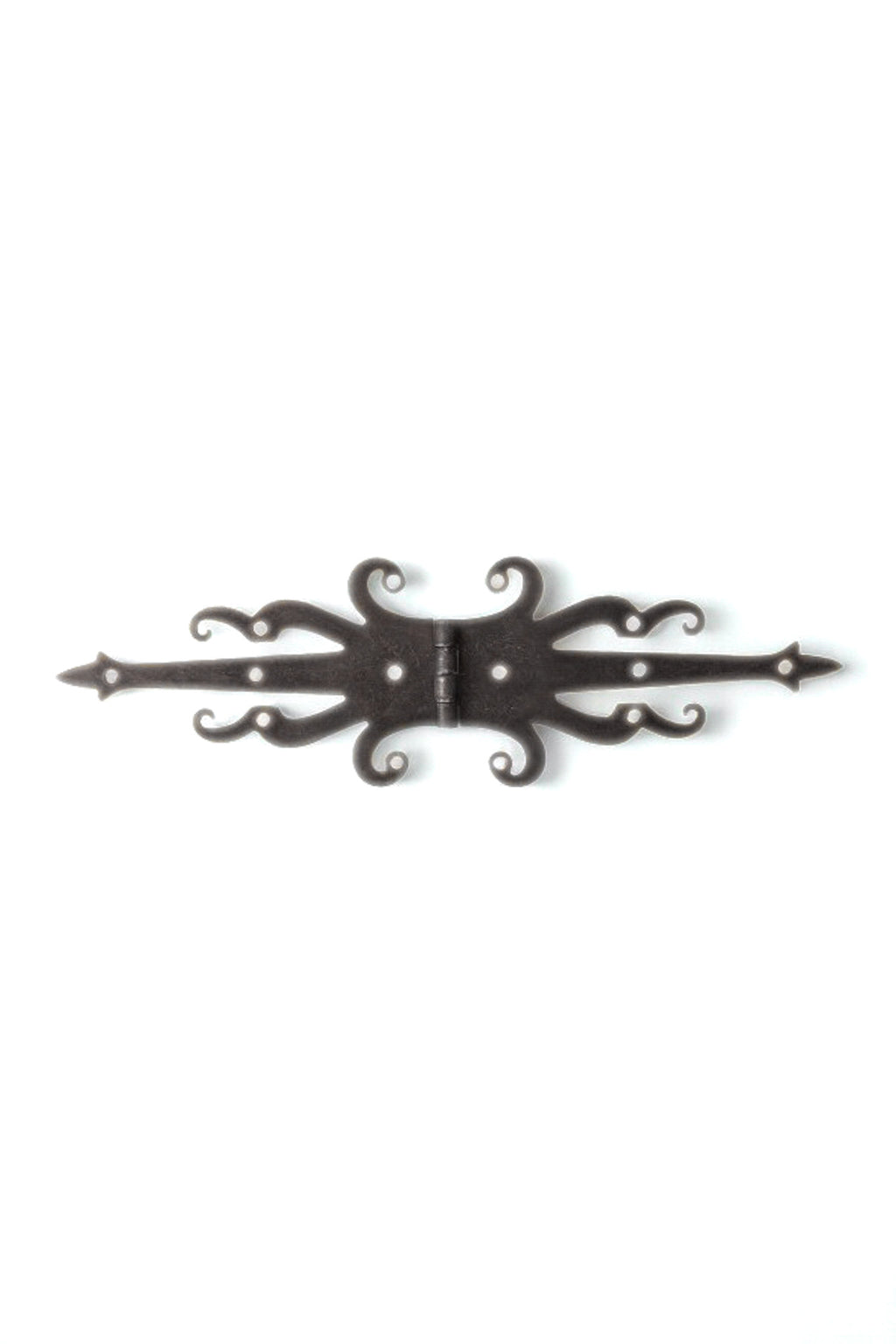 8.5" Fancy Decorative Bronze Finish Double-Sided Strap Hinges for Cabinets, Chests, and More