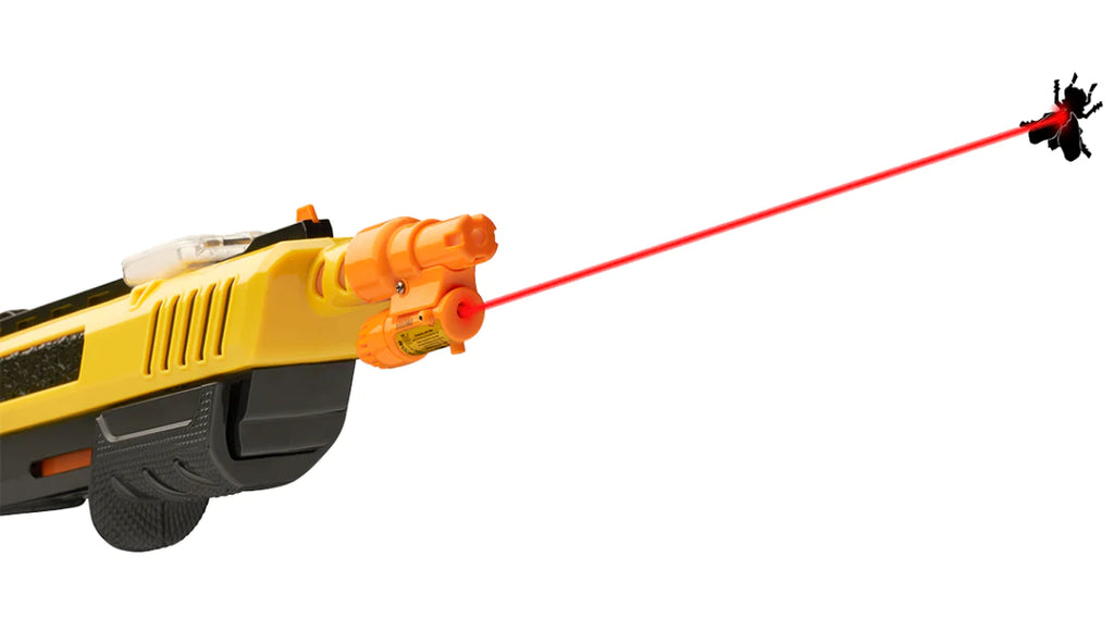 The laser beam that attaches to your bug a salt guns as an adapter kit.