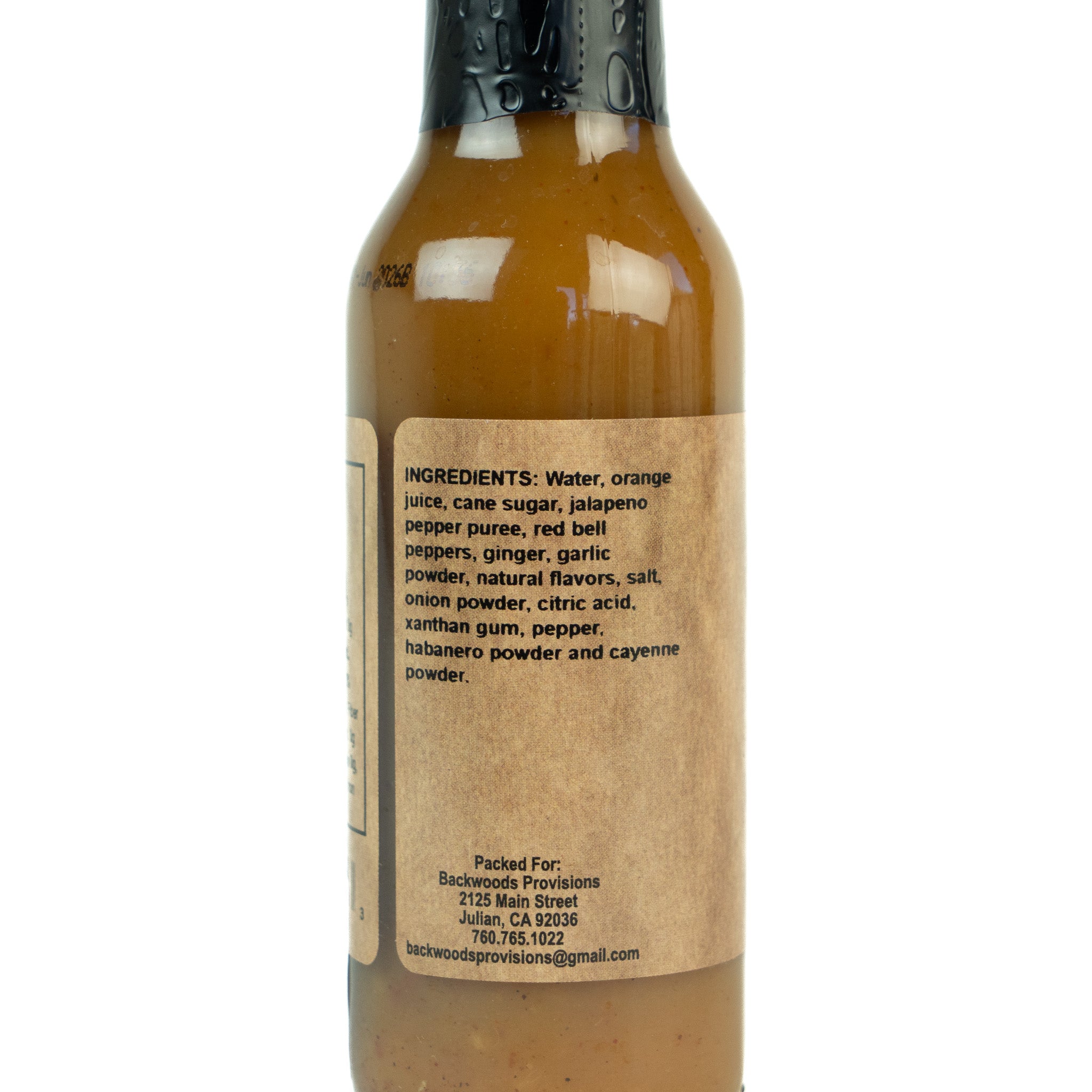 Good and Evil Hot Sauce - Back Label