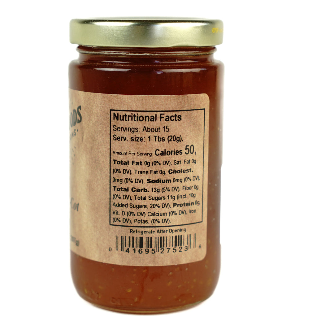 Backwoods Provisions Peach-a-cot Jam 10.5 oz