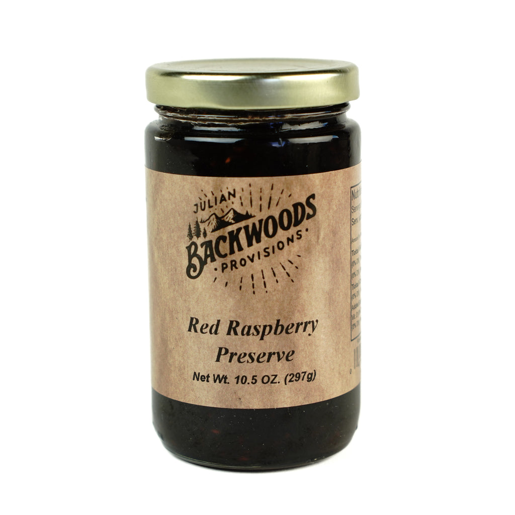 Backwoods Provisions Red Raspberry Preserve 10.5 oz