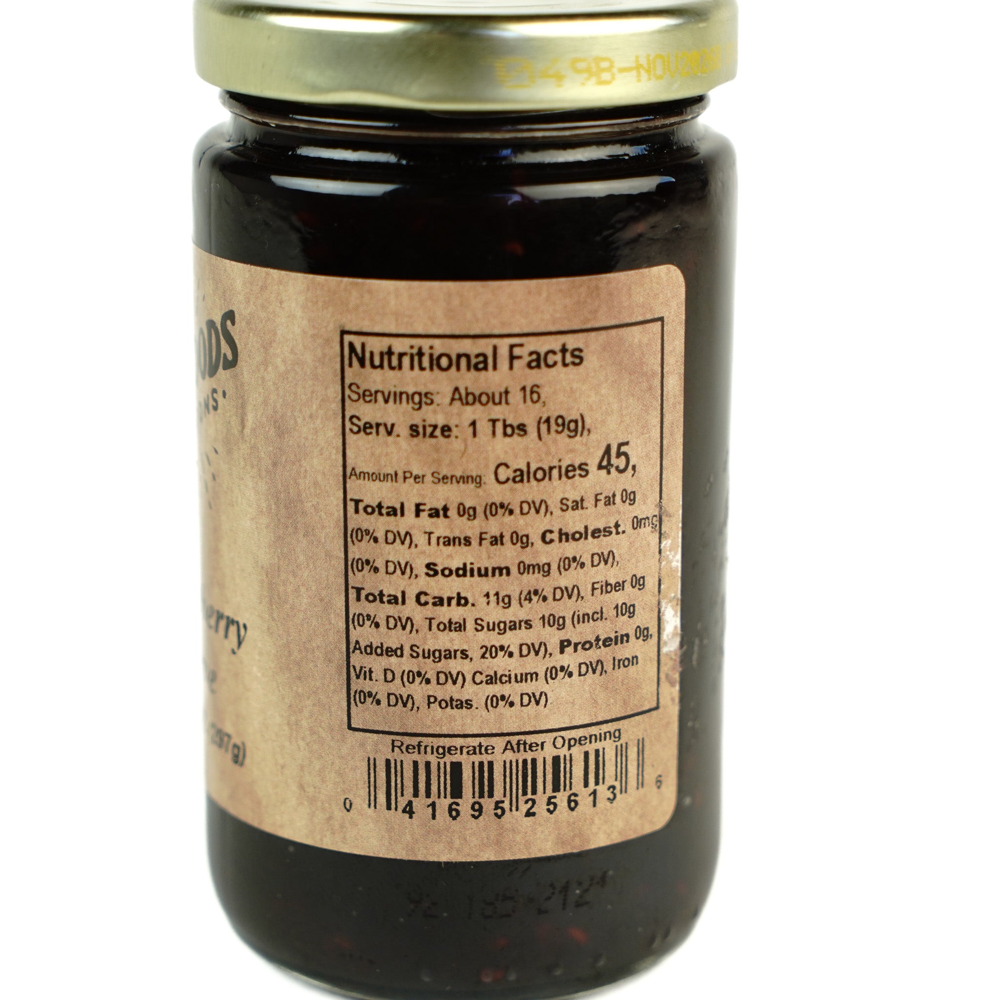 Backwoods Provisions Red Raspberry Preserve 10.5 oz