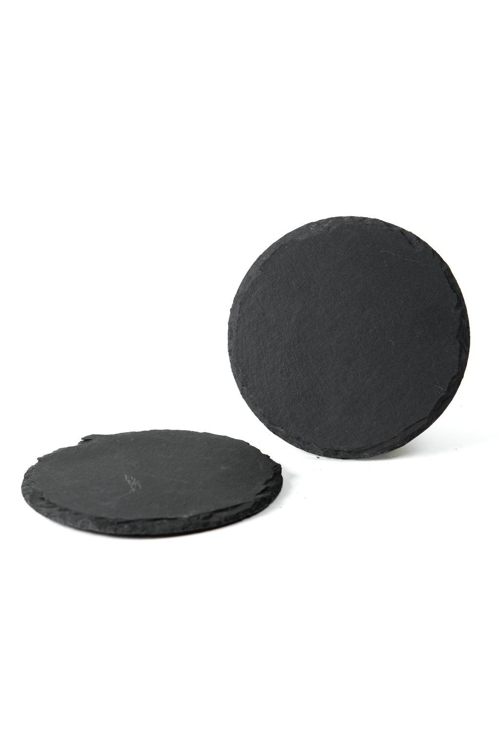 Slate Round Coaster Set