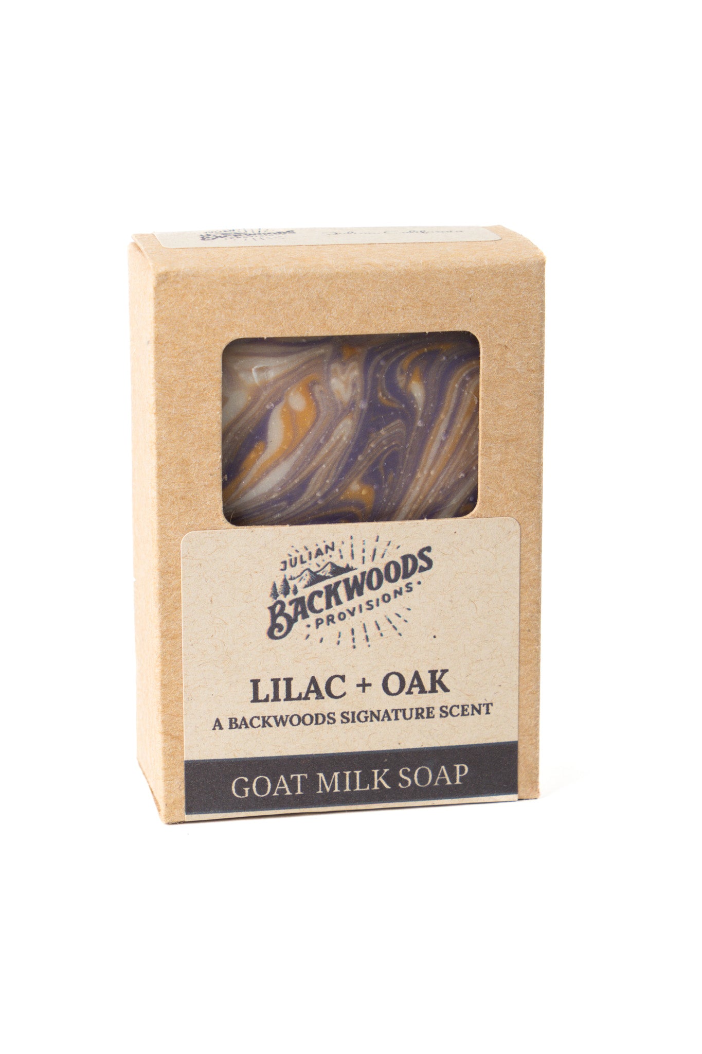 Backwoods Provisions Handmade Moisturizing Goat Milk Soap - Lilac and Oak
