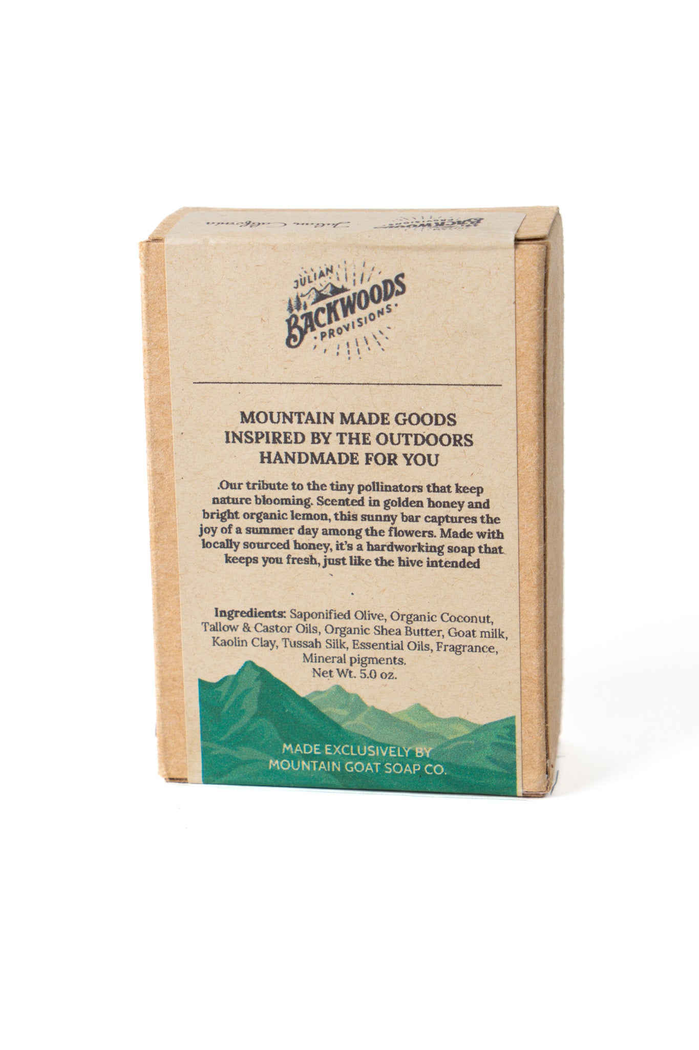 Backwoods Provisions Refreshing Goat Milk Soap - Bee Hive