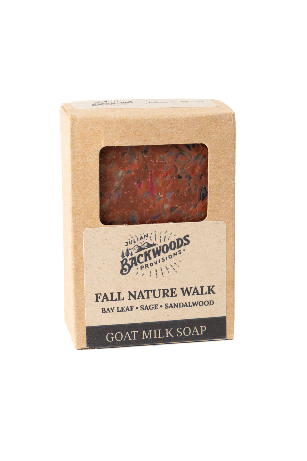 Backwoods Provisions Handcrafted Earthy Goat Milk Soap - Fall Nature Walk