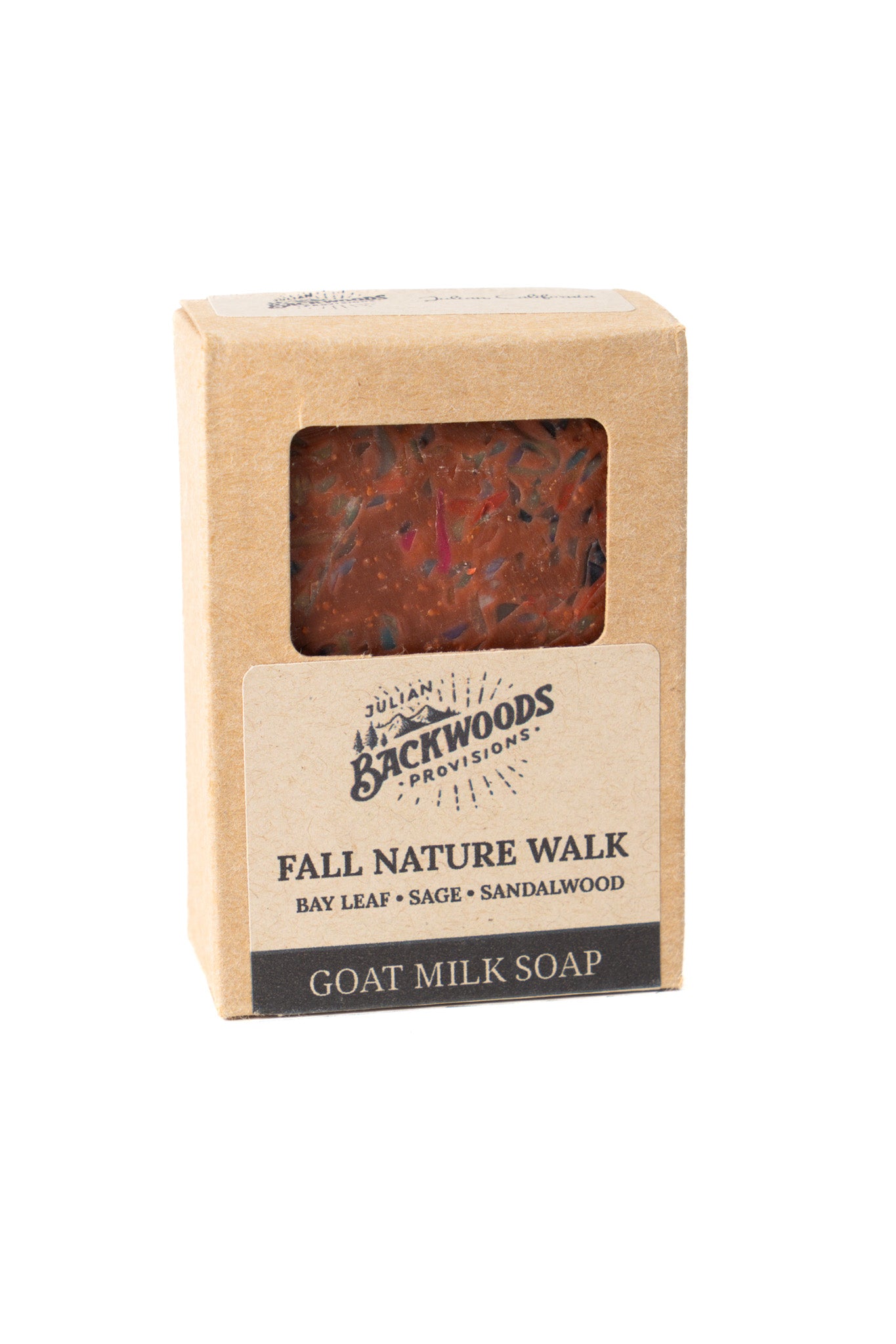 Backwoods Provisions Handcrafted Earthy Goat Milk Soap - Fall Nature Walk