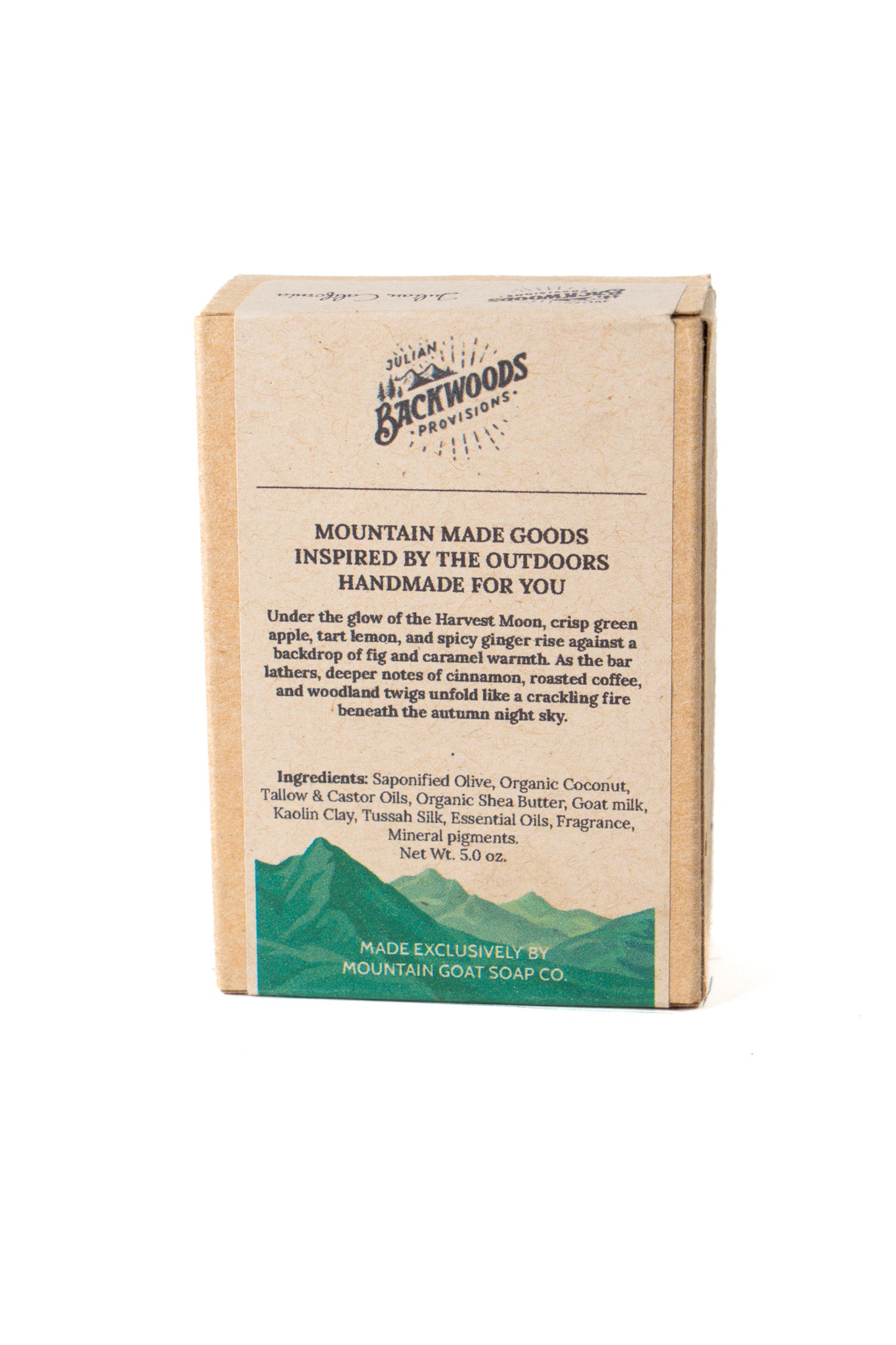 Backwoods Provisions Organic Handmade Goat Milk Soap - Harvest Moon