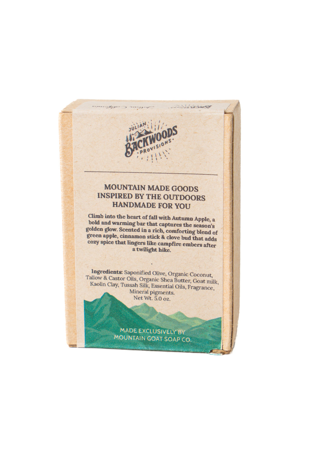 Backwoods Provisions Small Batch Lathering Goat Milk Soap - Autumn Apple