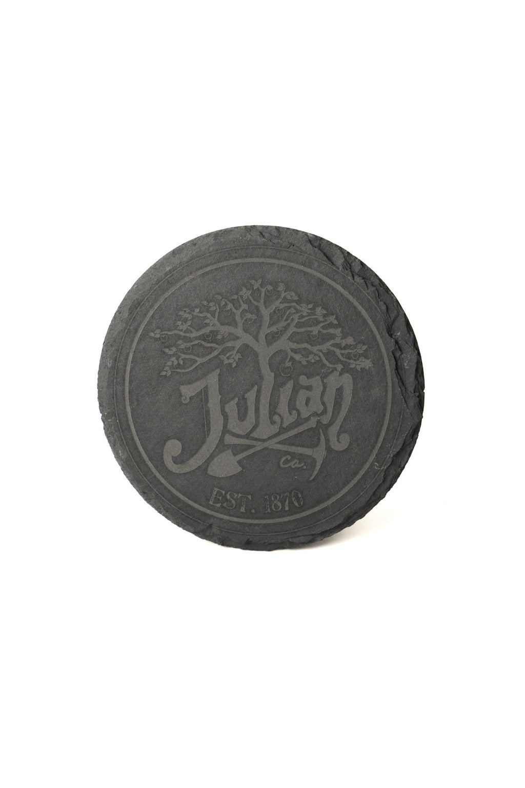Slate Round Coaster Set