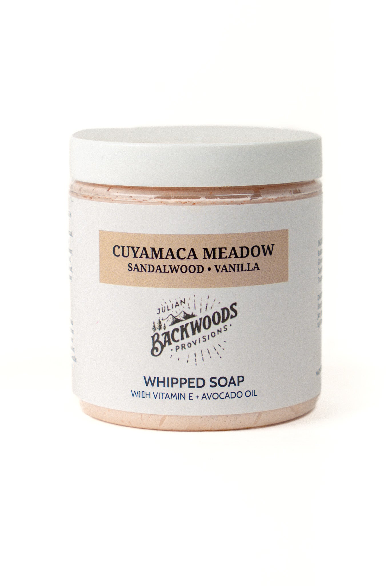 Backwoods Provisions Creamy and Nourishing Whipped Soap - Cuyamaca Meadow