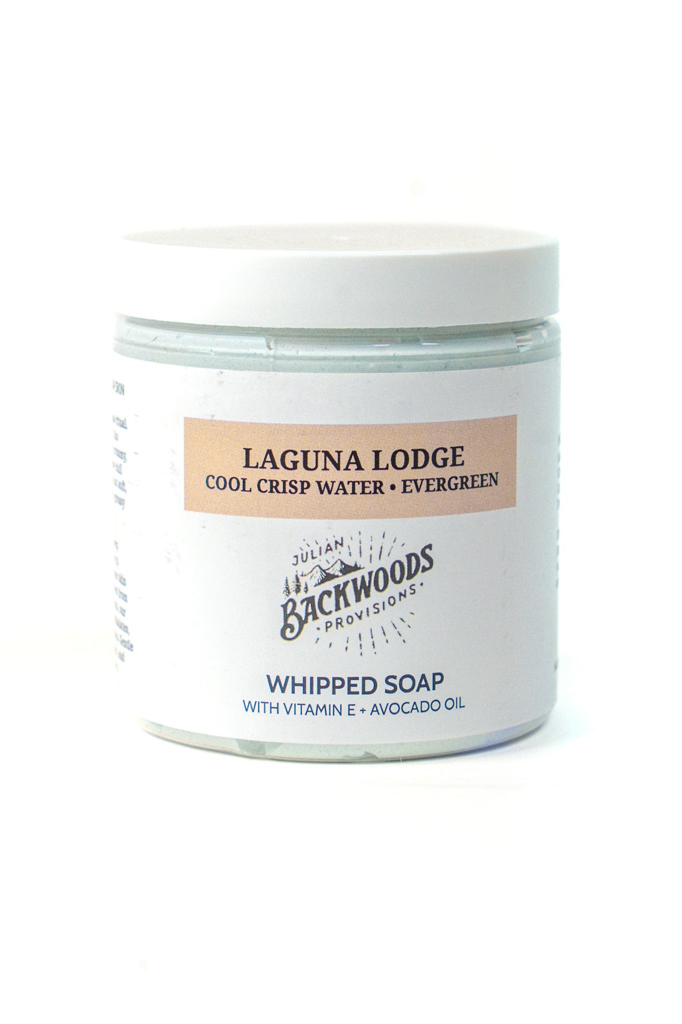 Backwoods Provisions Handcrafted and Silky Whipped Soap - Laguna Lodge