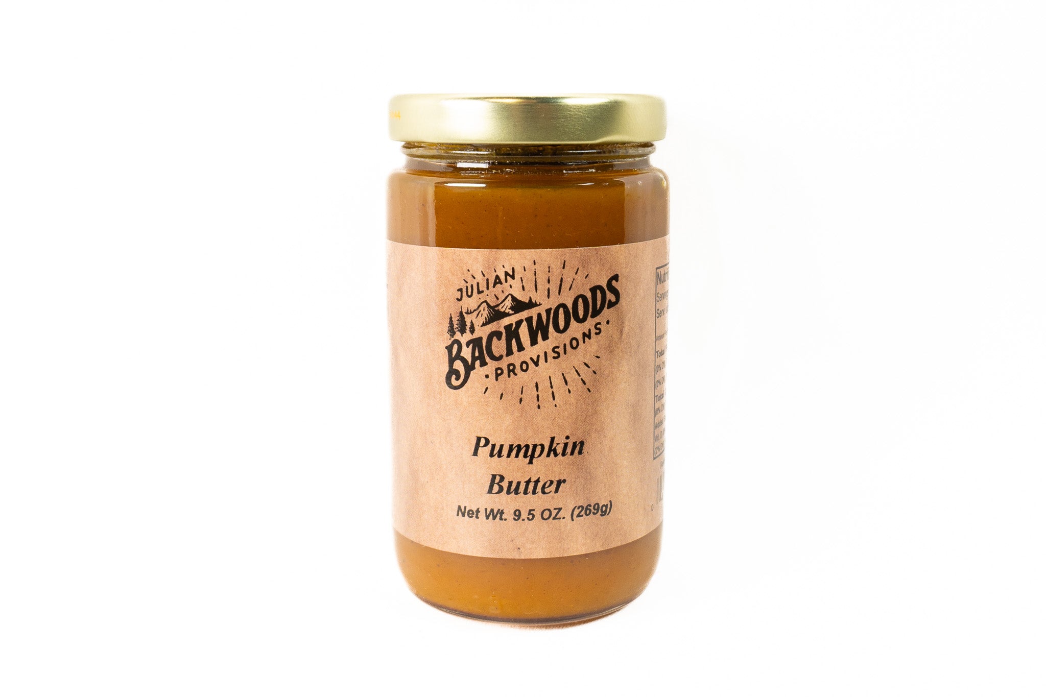 Backwoods Provisions Pumpkin Butter 10.5 oz