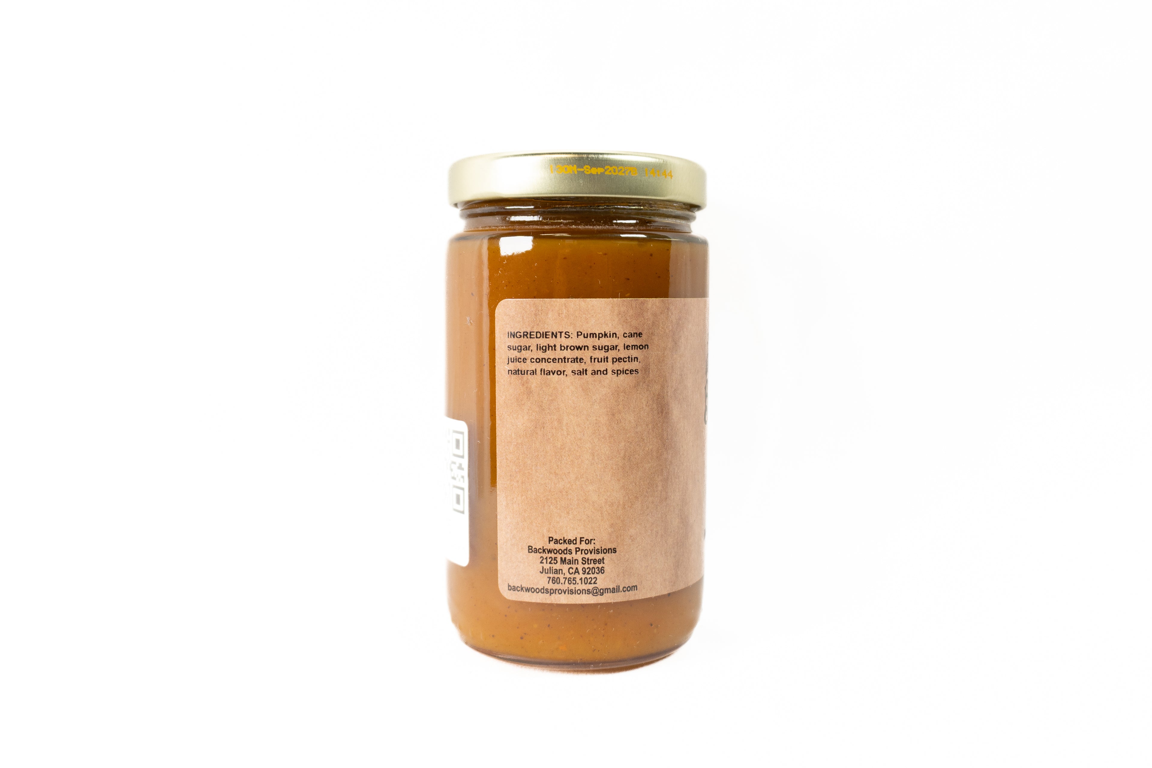 Backwoods Provisions Pumpkin Butter 10.5 oz