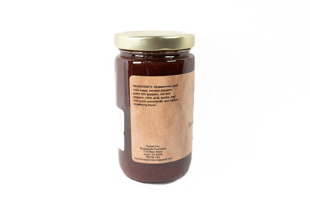 Backwoods Provisions Strawberry Serrano Jam 10.5 oz