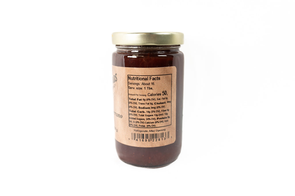 Backwoods Provisions Strawberry Serrano Jam 10.5 oz