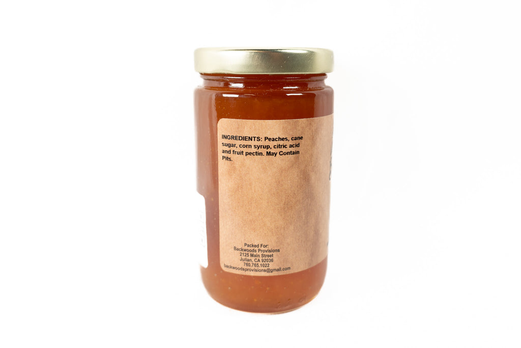 Backwoods Provisions Peach Preserve 10.5 oz