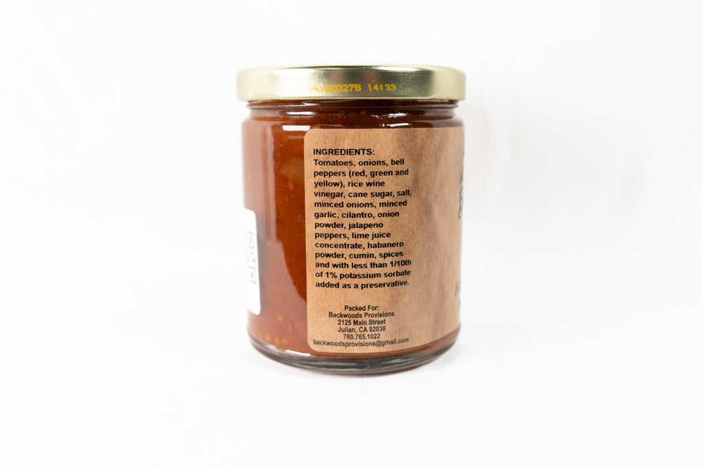Backwoods Provisions Blazin' Habanero Salsa