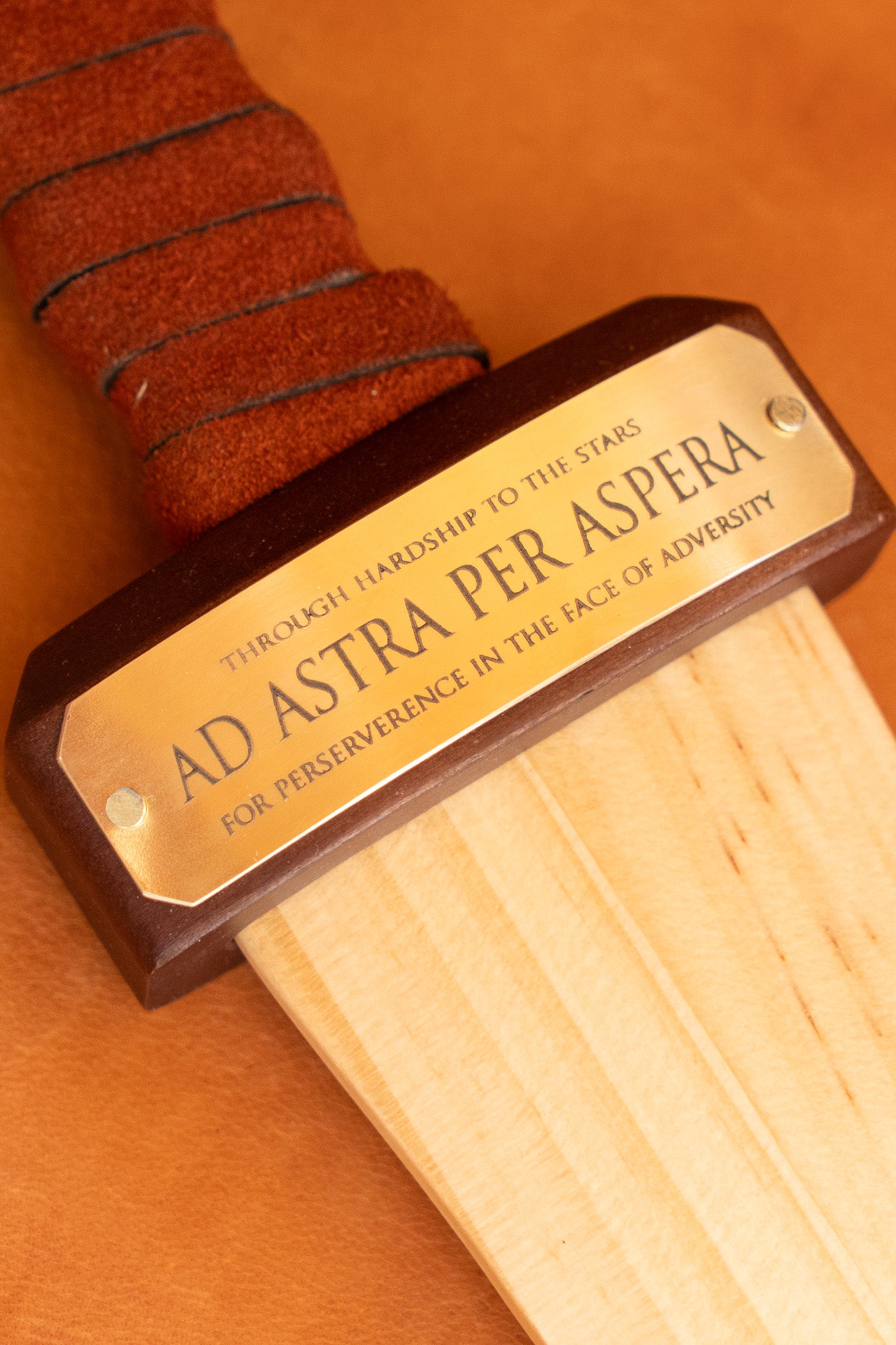 28" Custom Brass Plated Gladius Sword