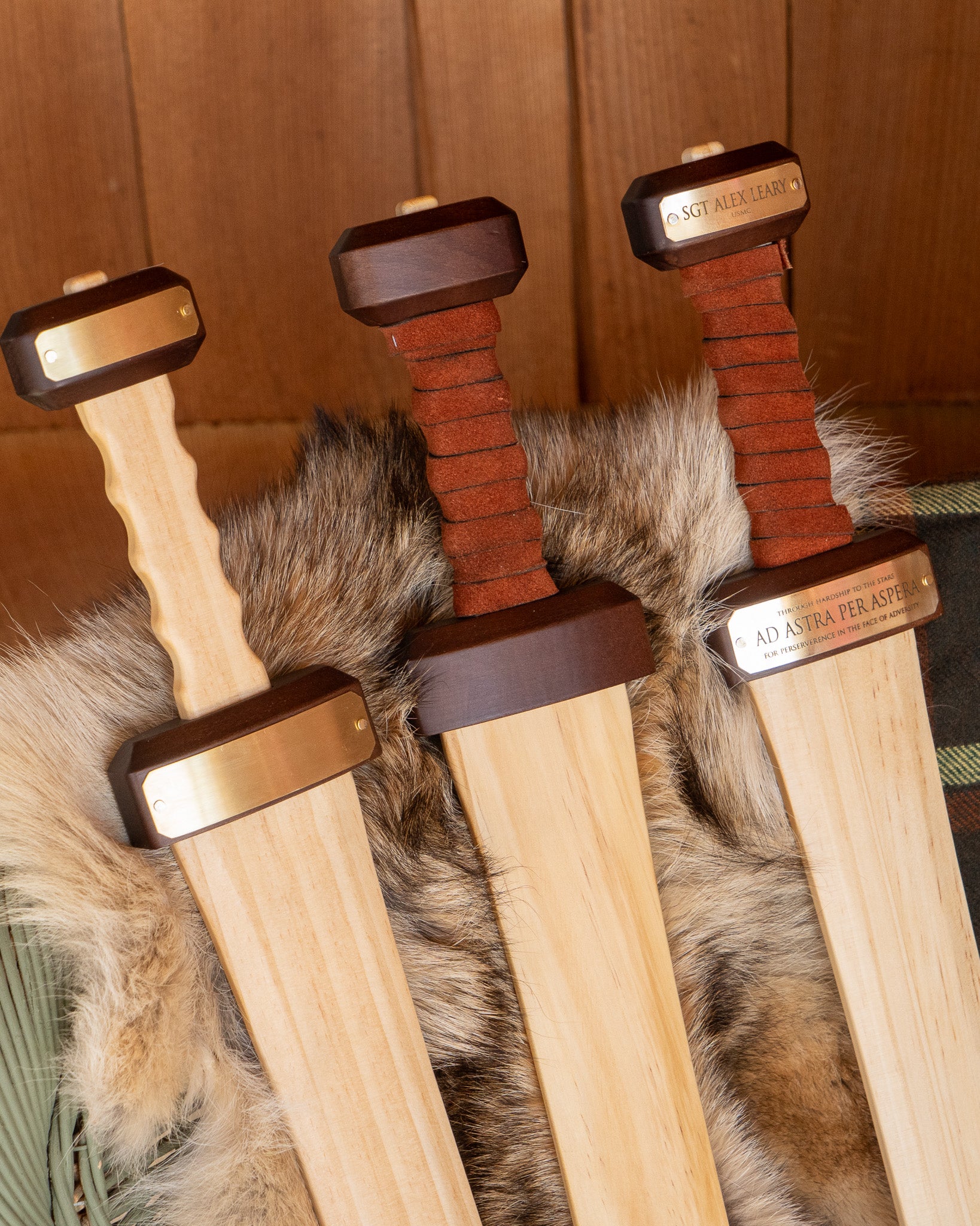 28" Wooden Standard Gladius Sword with Wrapped Handle