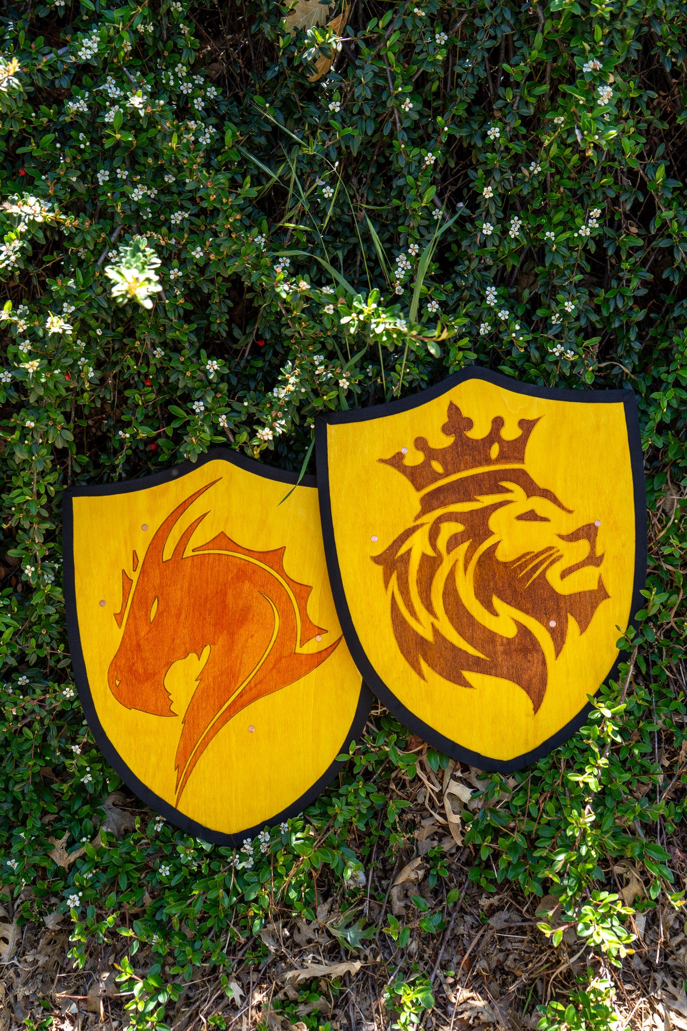 Handmade 18" Lion Heater Shield For Costume, Play or Wall Art