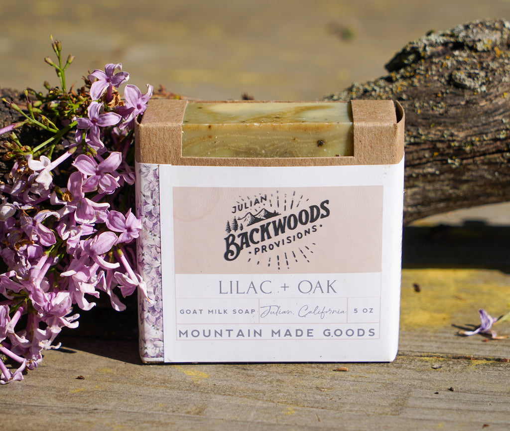 Backwoods Provisions Lilac and Oak Goat Milk Soap