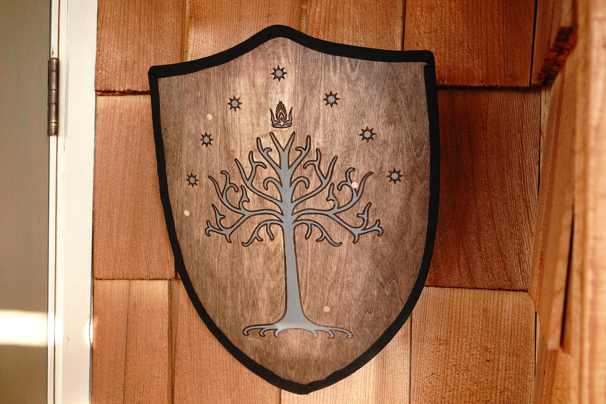 Handmade 18" Shield of Gondor For Costume, Play or Wall Art