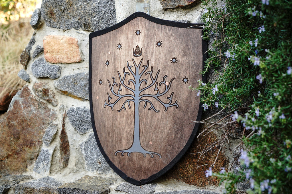 Handmade 18" Shield of Gondor For Costume, Play or Wall Art