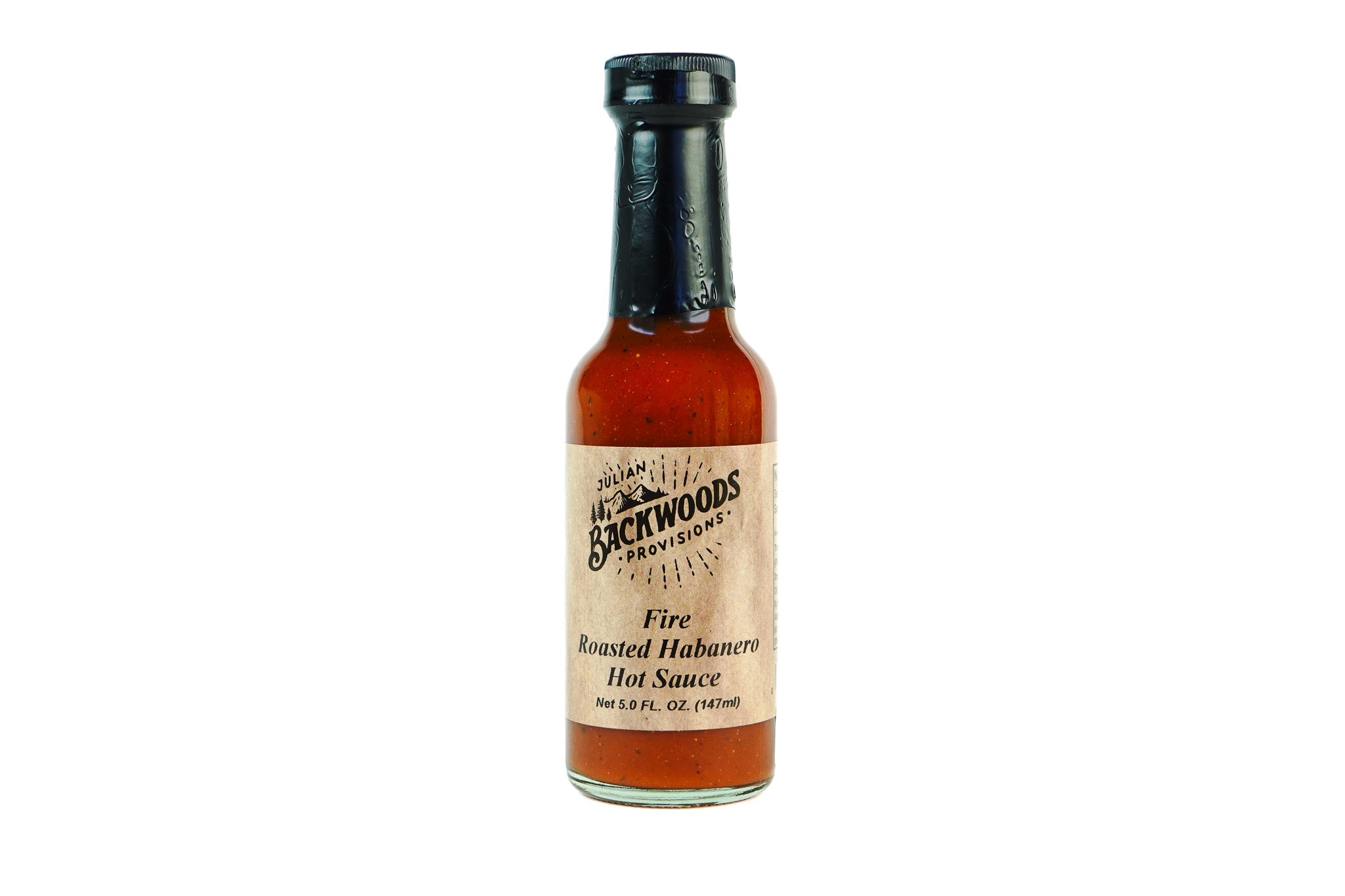 Backwoods Provisions Fire Roasted Habanero Hot Sauce 5 oz.