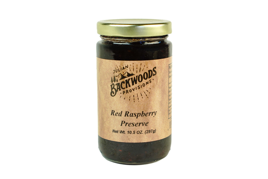 Backwoods Provisions Red Raspberry Preserve 10.5 oz