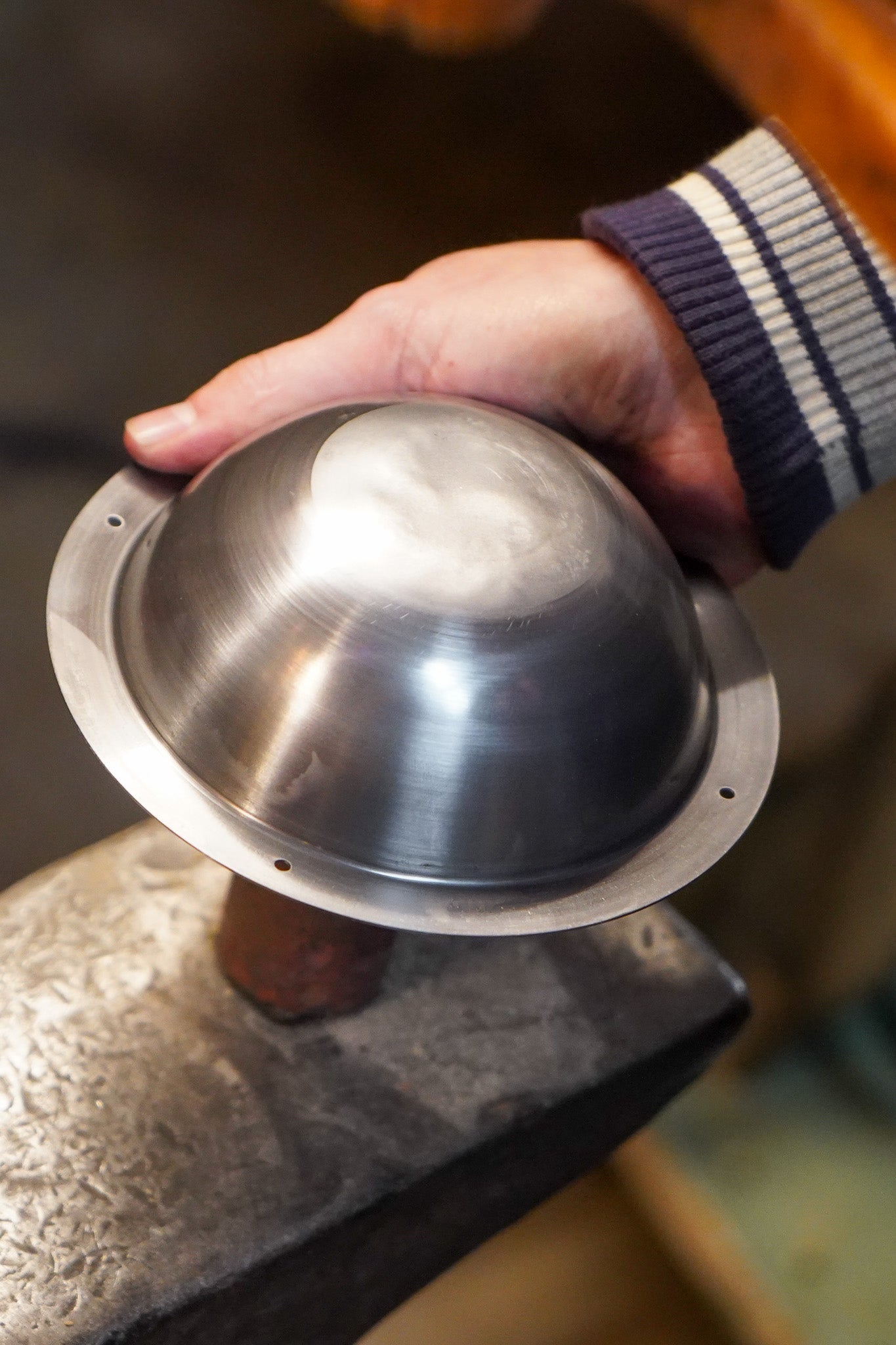Steel Umbo / Shield Boss for DIY Toy Round Viking Shields and Bucklers