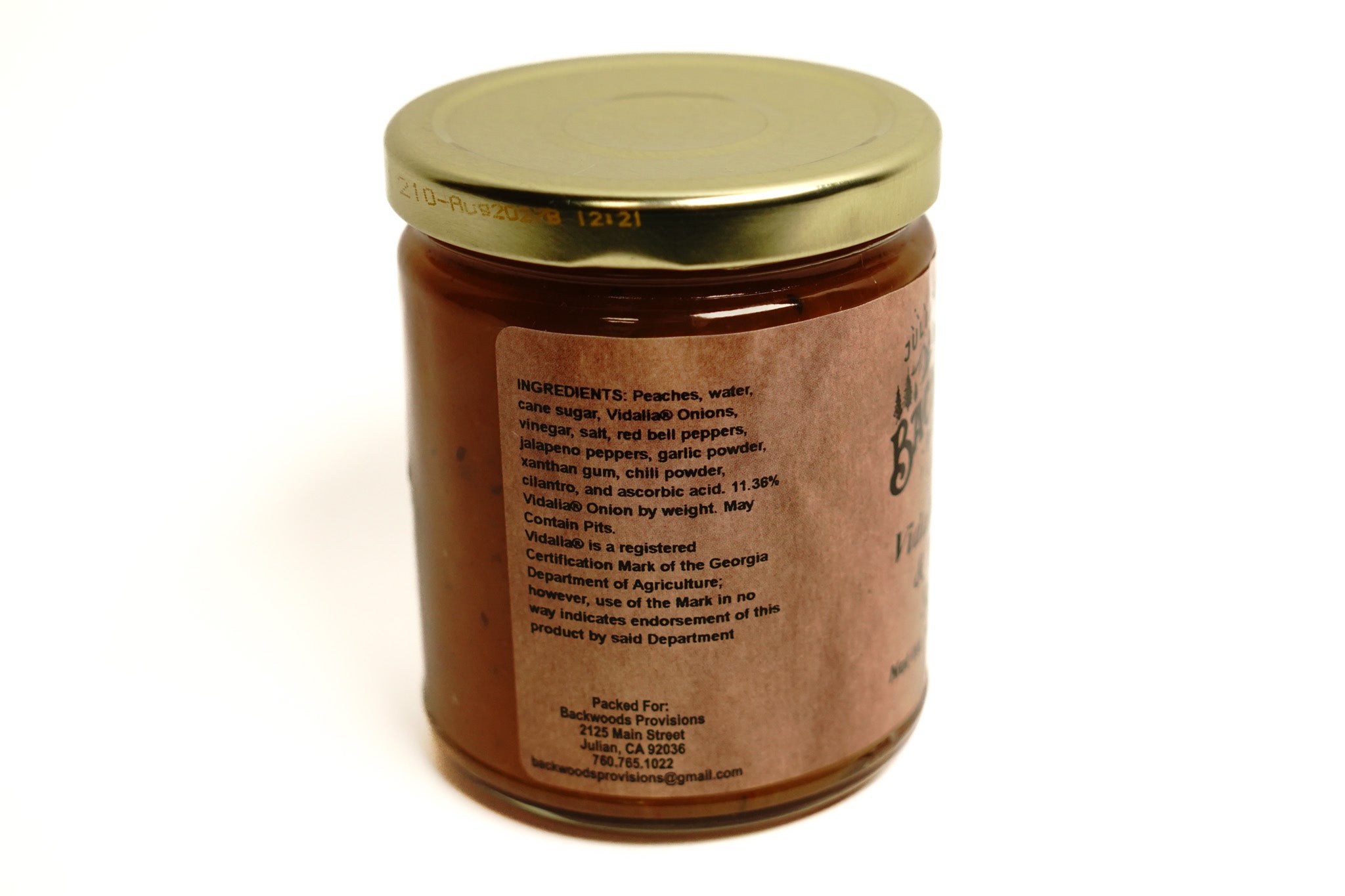 Backwoods Provisions Vidalia Onion & Peach Salsa
