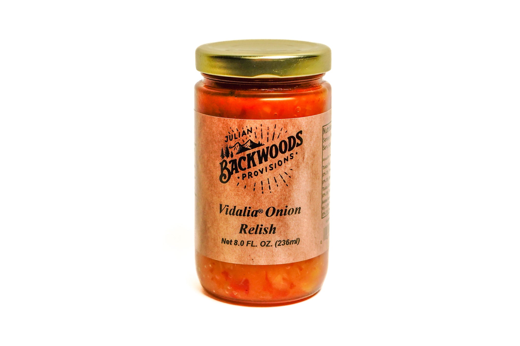 Backwoods Provisions Vidalia Onion Relish