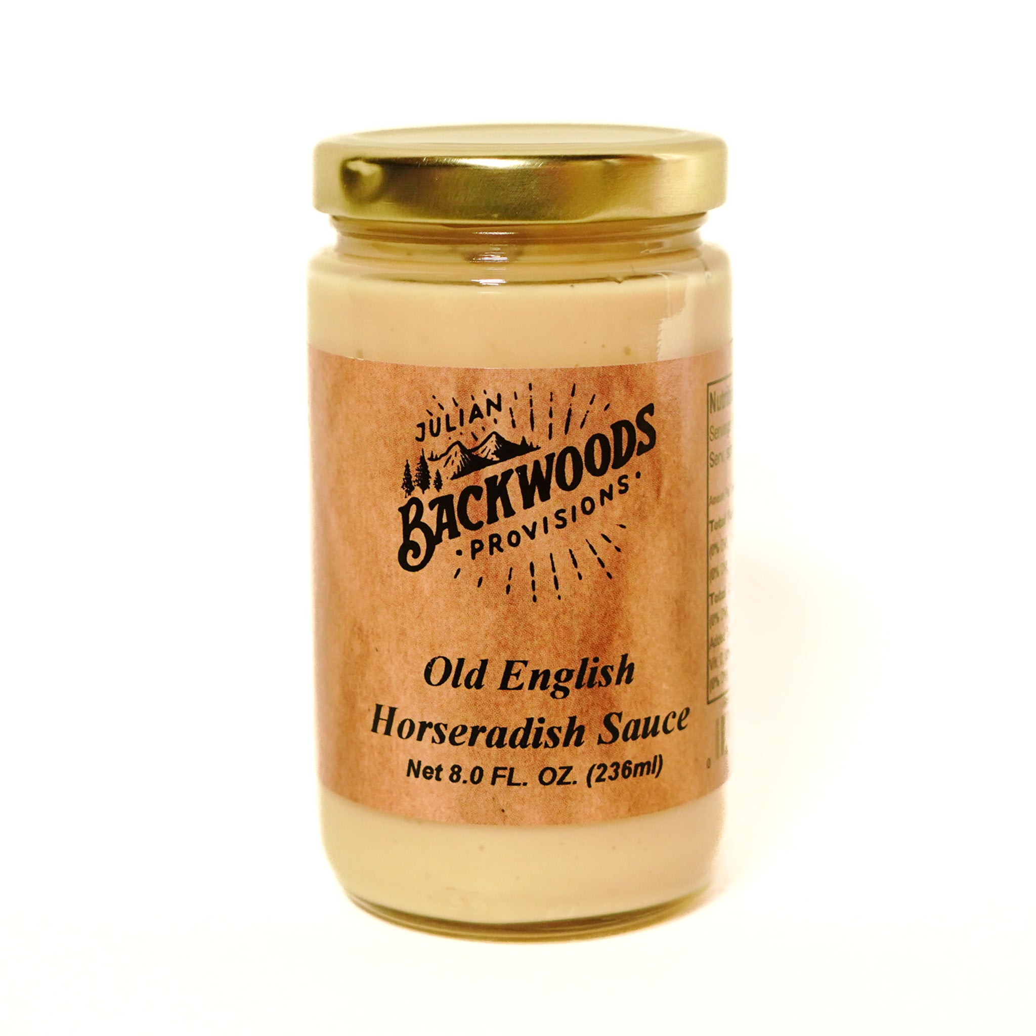 Backwoods Provisions Old English Horseradish Sauce