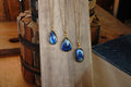 Polished Labradorite Pendant With Gold 22" Chain - Assorted Shapes and Sizes