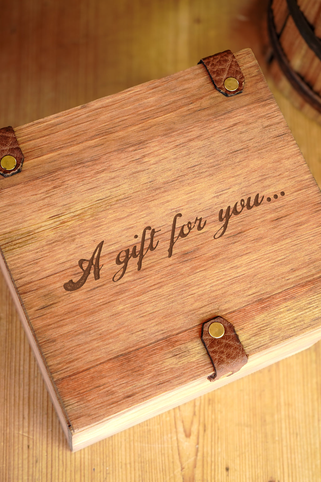 Handcrafted Wooden Mug Gift Box