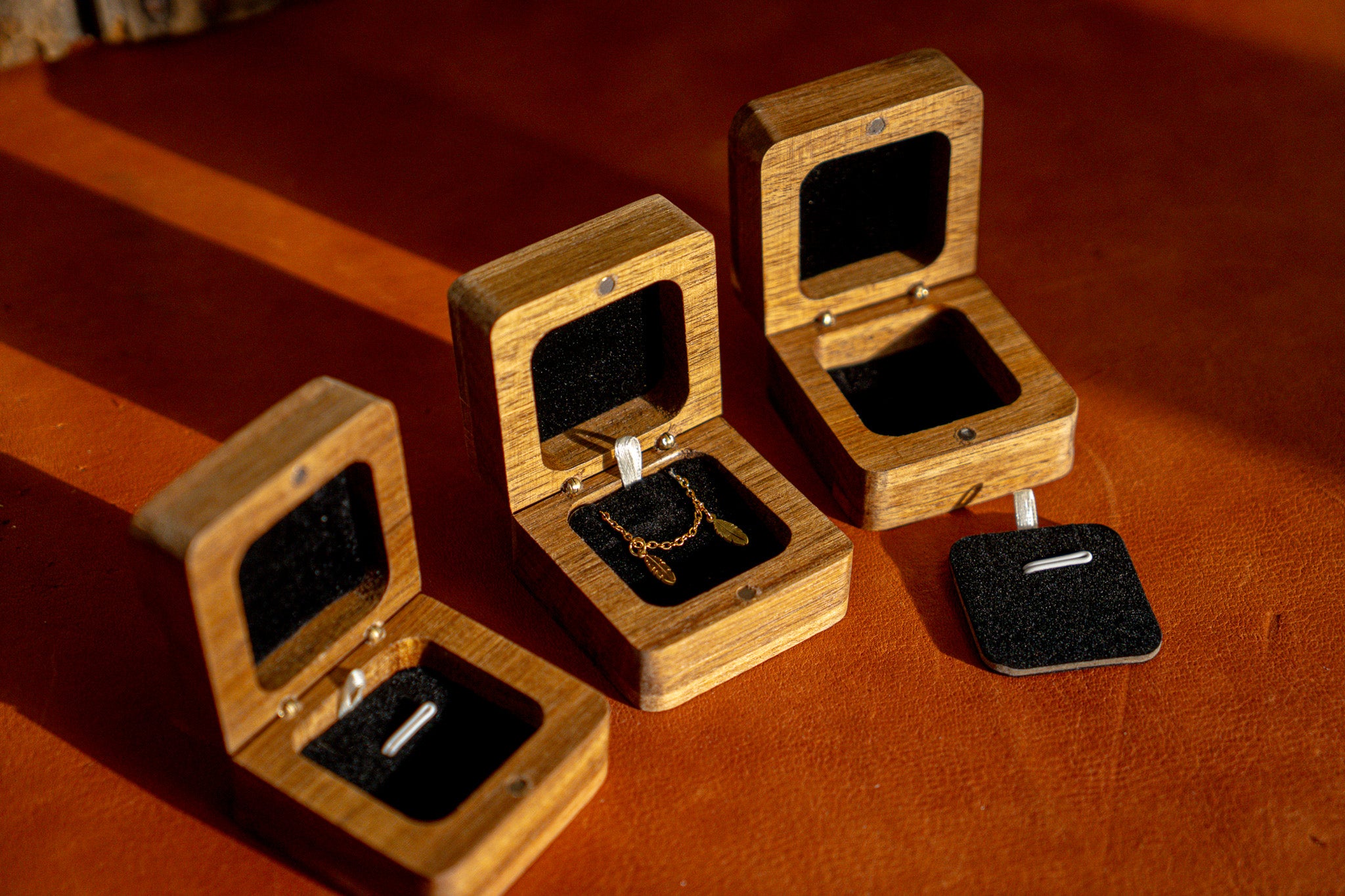 Unique Handmade Wooden Engagement Ring Box | Custom Engraving Available