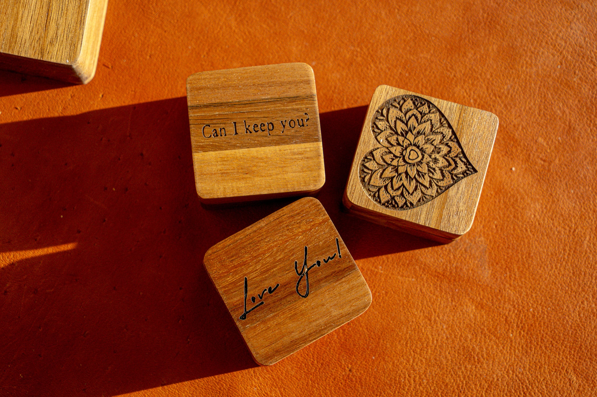 Unique Handmade Wooden Engagement Ring Box | Custom Engraving Available