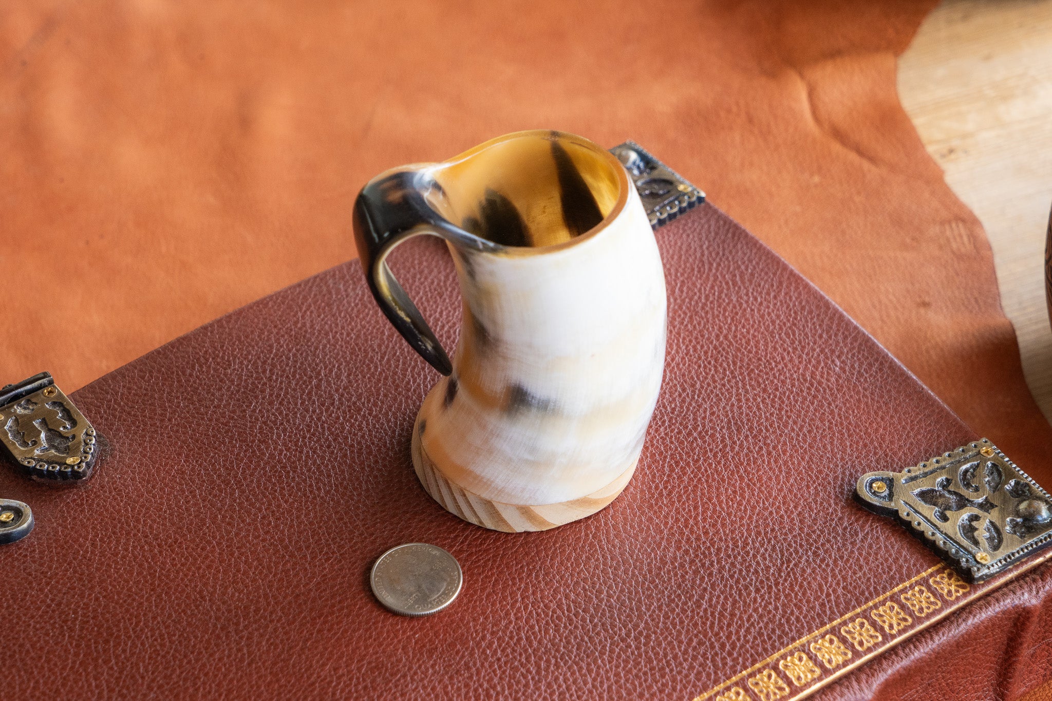 Handmade Viking Horn Stein